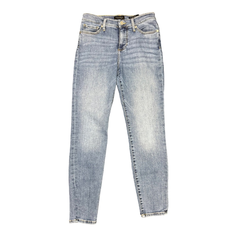 Banana Republic denim jeans mid rise skinny soft stretchy size 4 blue light wash